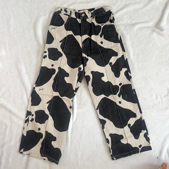 Lisa Says Gah Cow Print Robyn Jeans - Picture 7 of 8